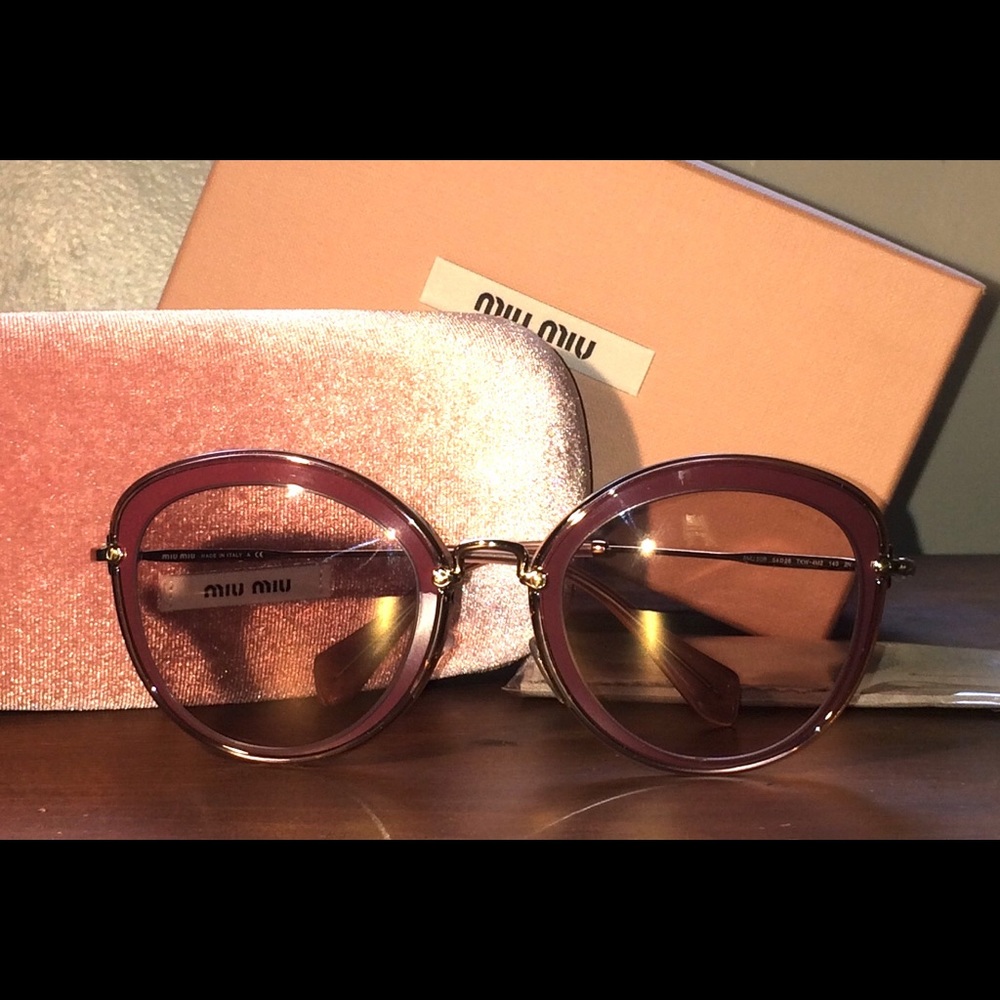 MIU MIU Women's Oversized Cat Eye Sunglasses